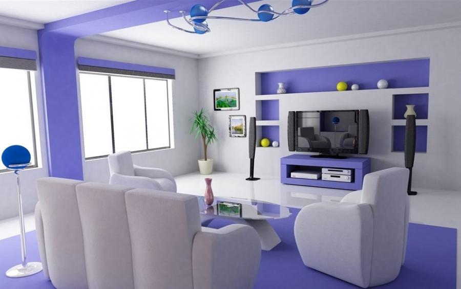 Amazing Amusing Blue Modern Contemporary House Design