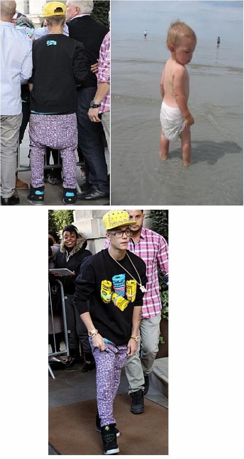 Poorly Dressed Justin Bieber... LOL