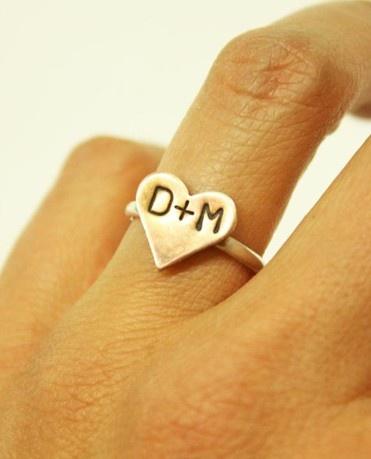 Sweethearts Engraved Ring