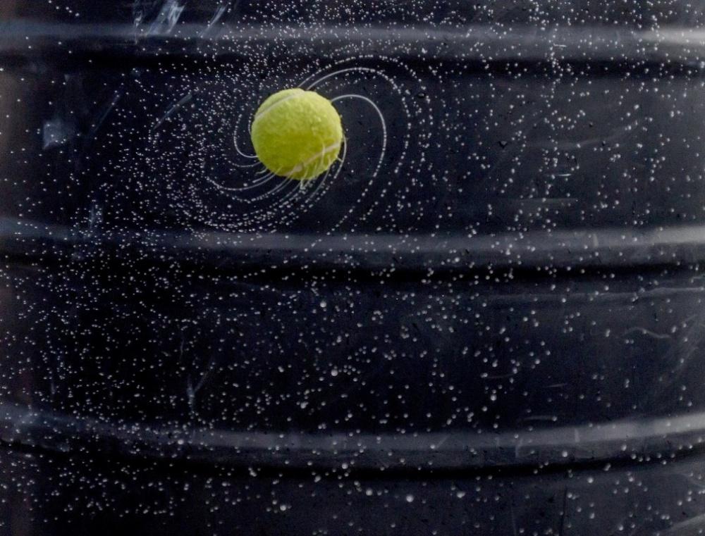 A galactic tennis ball