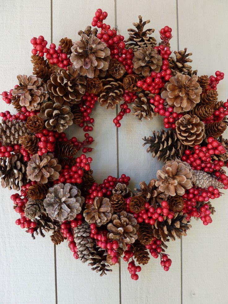 berries and pine cones