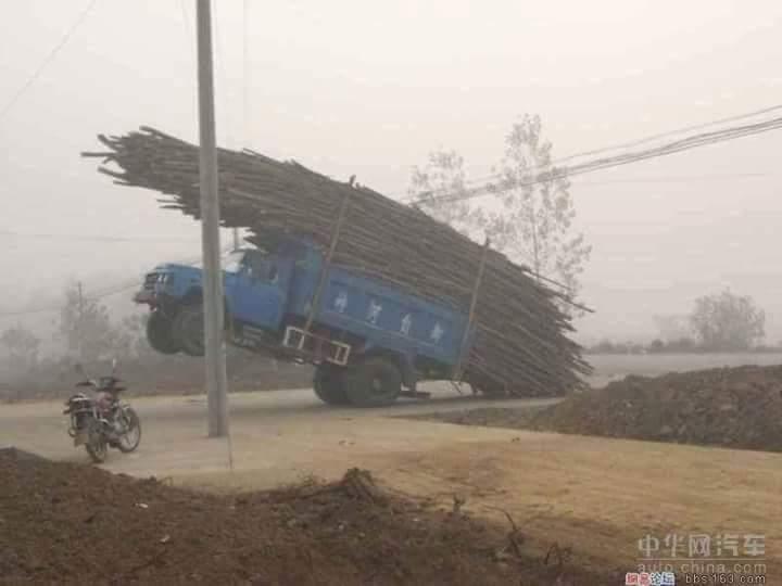 High Over Load on Truck