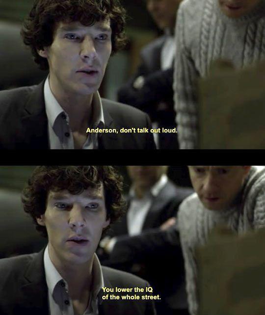 Funny Sherlock Holmes Dailogues