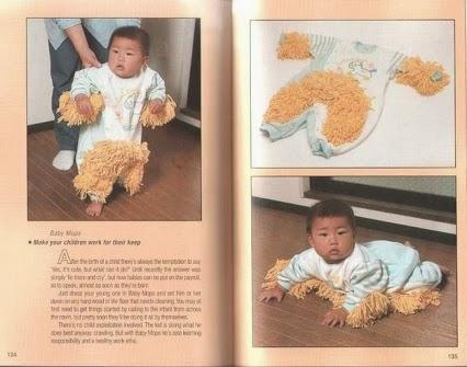 Now this is practical the Baby Mop!