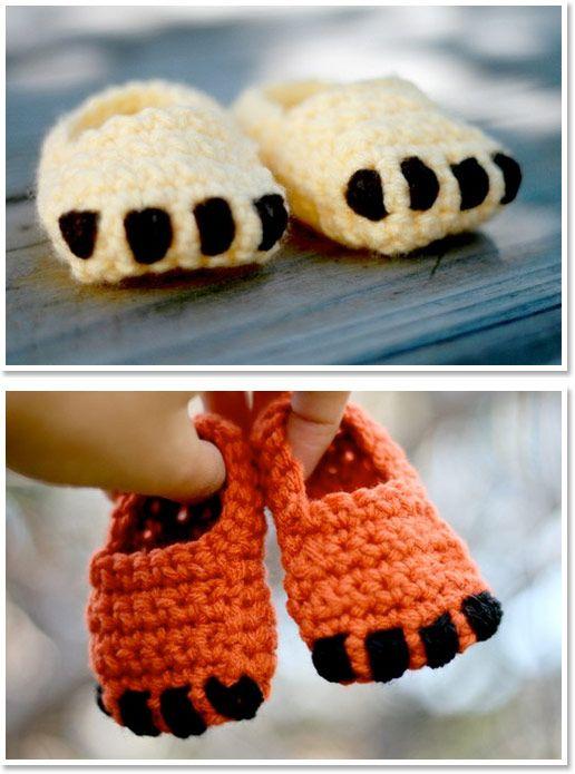 Crochet Monster Slippers