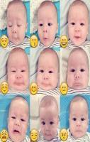 Smiley Faces Of Funny Baby