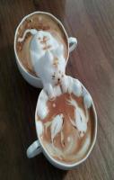 Impressive latte art by Kazuki Yamamoto
