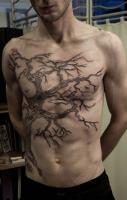 Tree branches tattoo