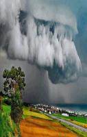 Supercell Thunderstorm Over Ancona, Italy.