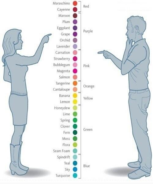 How Men And Women See Colors