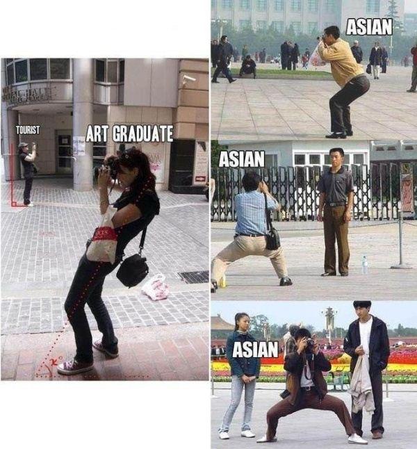How Asian Capture Photos... LOL