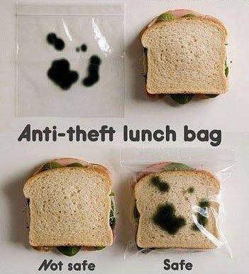 anti theft lunch bag
