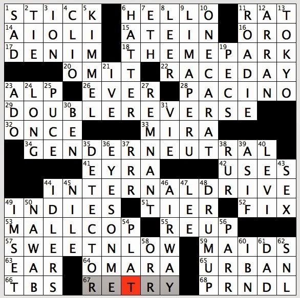 Funny Philips Crossword Retry