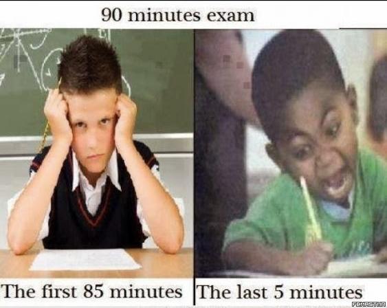 The Last 5 Mins Of Exam