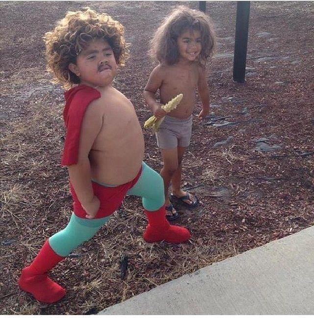 Saw these two walking around today - Imgur. Im gonna do this to my kid