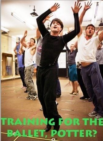 Draco was right, he was training for the ballet after all...