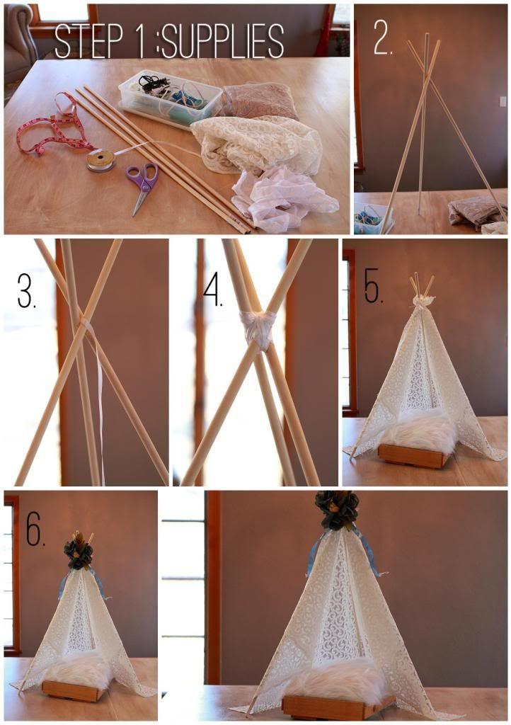 DIY Newborn Tent Photo Prop