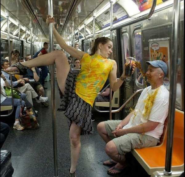 A Subway Pole Dance And A Coke