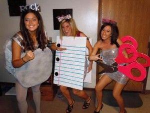 rock, paper, scissors costume