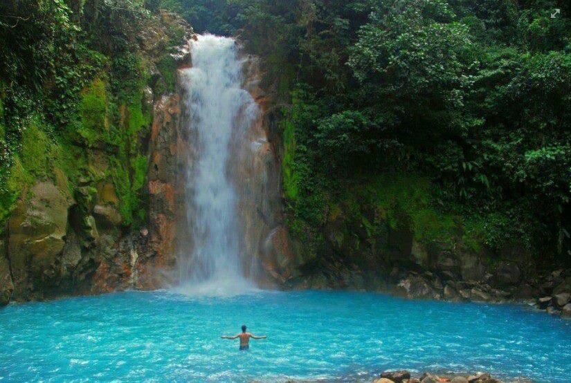 Amazing Water Fall in Costa Rica