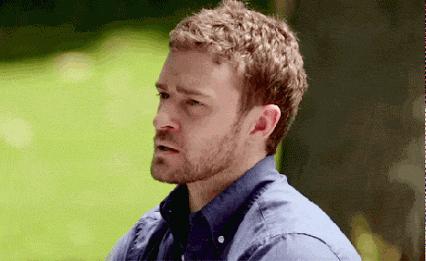 Quality acting by Mr Justin Timberlake