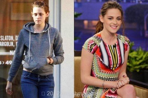 Kristen Stewart before and after photoshop