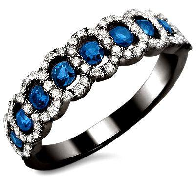 Sapphire and Diamond Ring