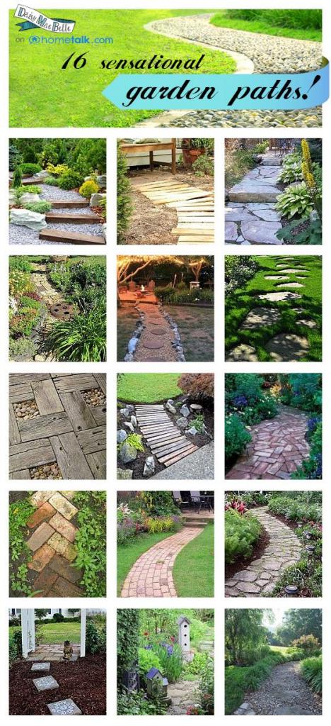 DIY Garden Path Ideas