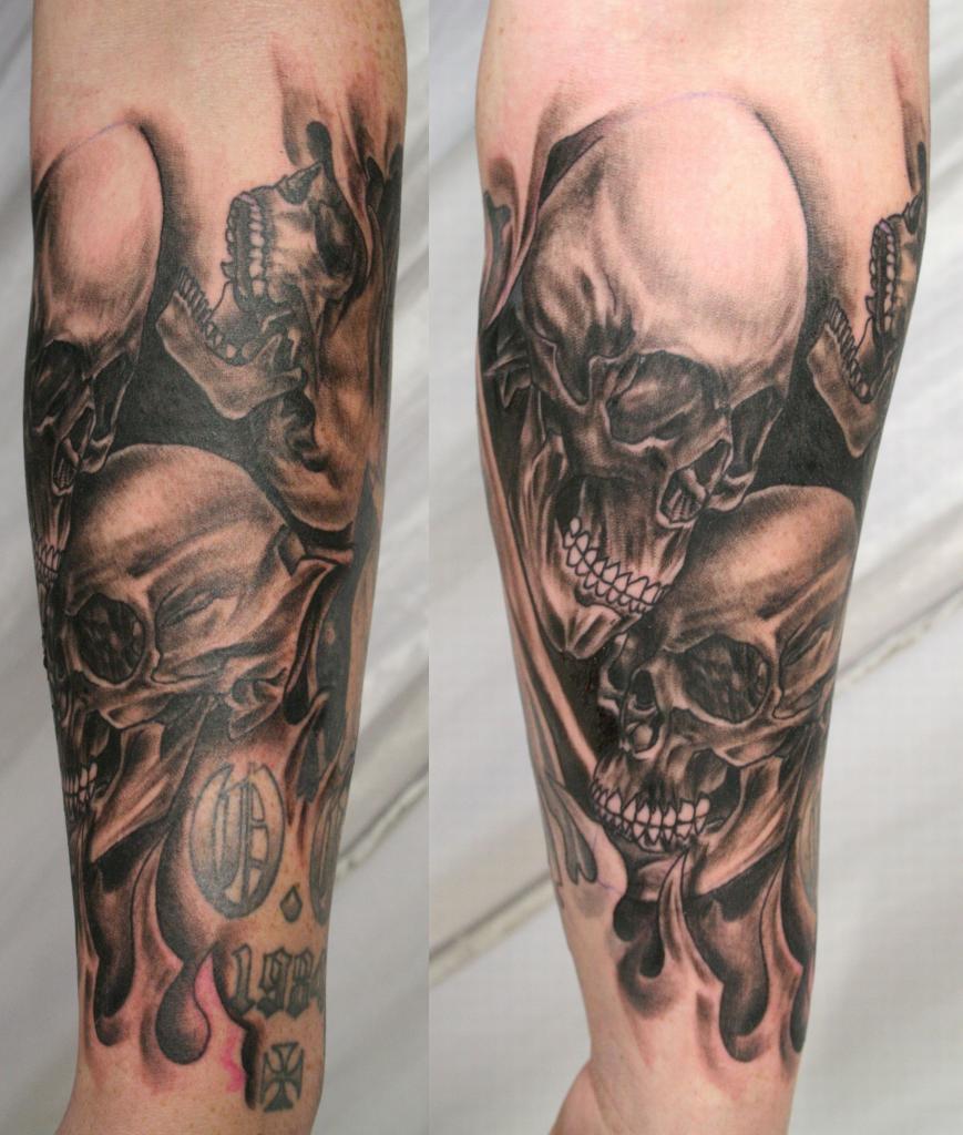 Skull Sleeve Tattoos