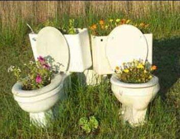 Red Neck Flower Pots