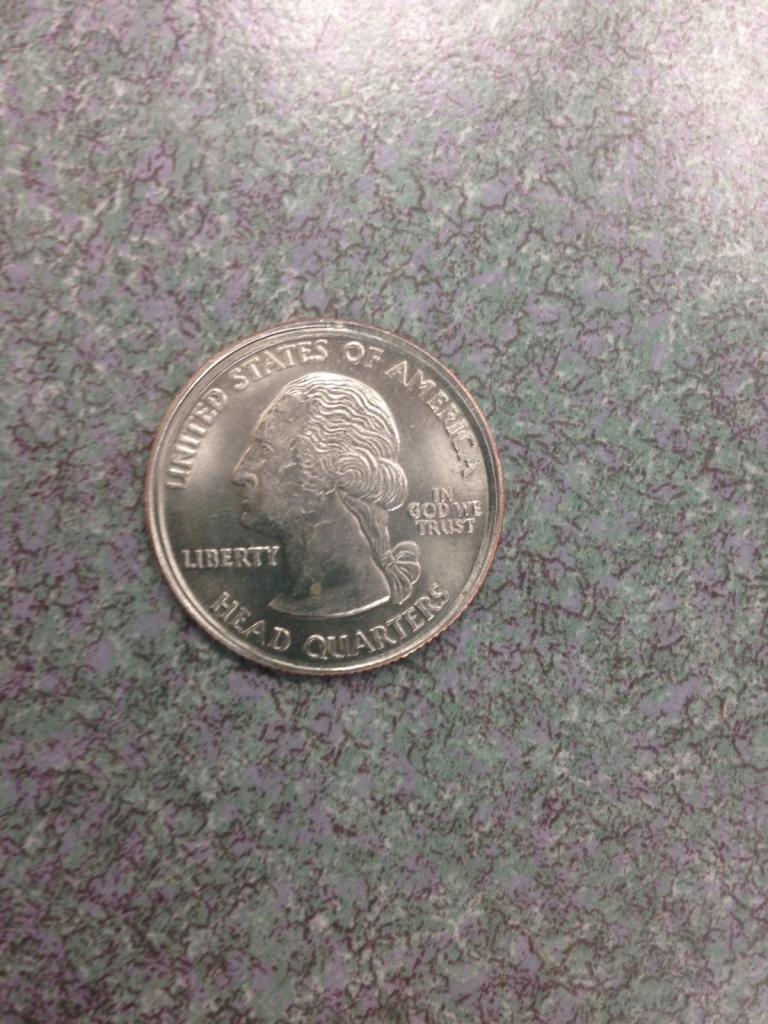 This glorious quarter made its way into the bank unnoticed