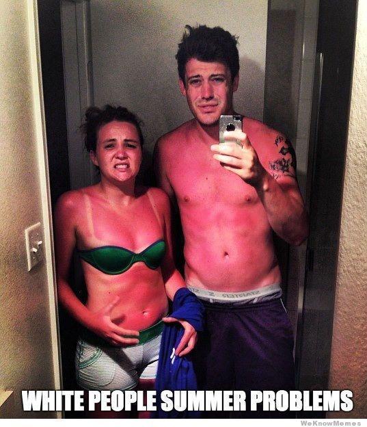 White People Summer Problems