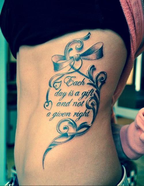 Tattoos of Quote for Women