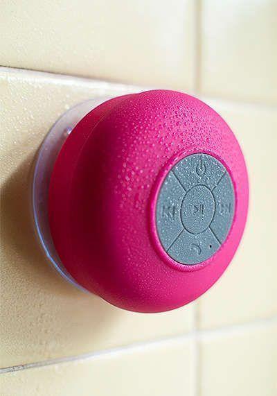 I want one...Bluetooth Shower Speaker