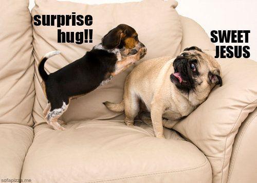 Surprise Hug!!!!