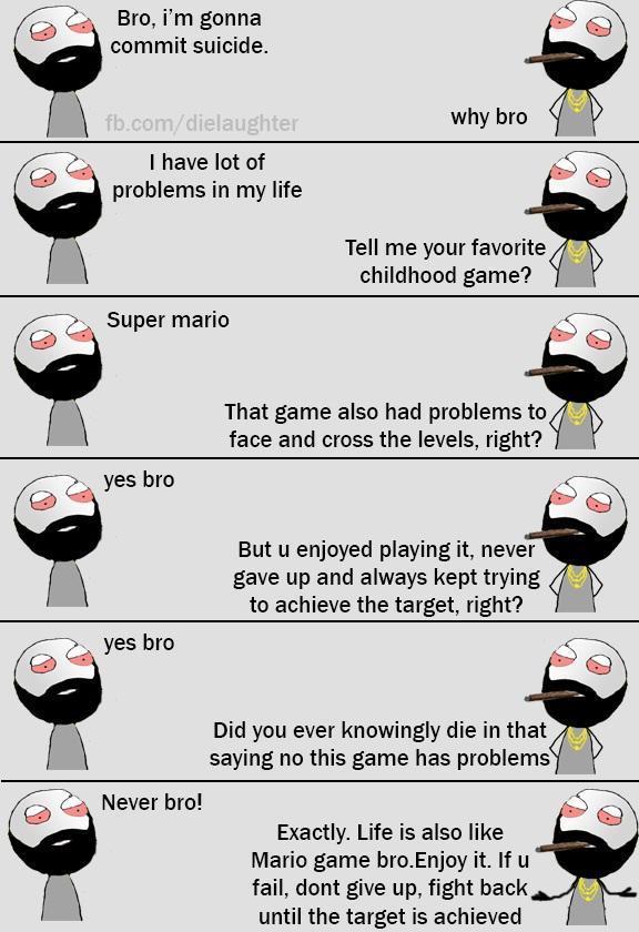 Mario Game and real life