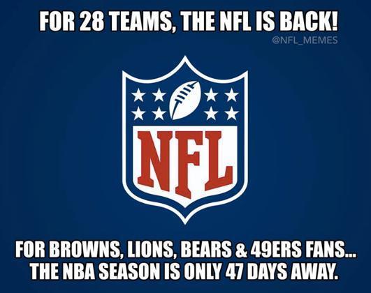 NFL 28 Teams Back