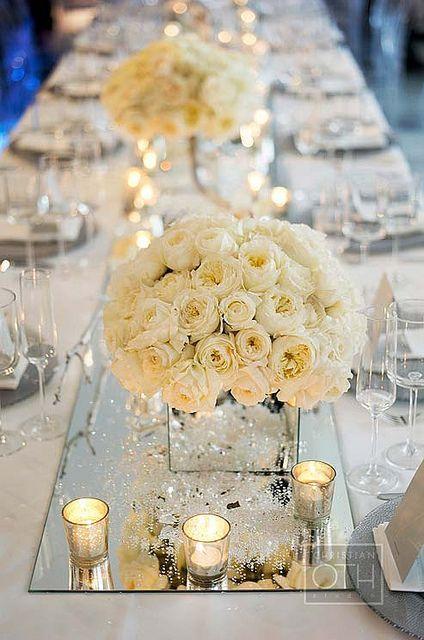Elegant White Wedding Reception Inspirations