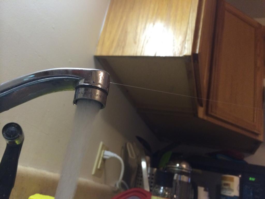 My sink sprang a leak through solid brass and chrome
