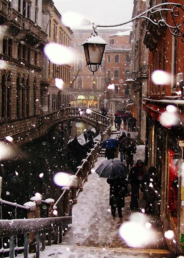 Venice in winter, Europe