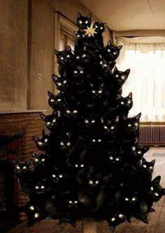 Crazy cat lady Christmas treeâ€¦