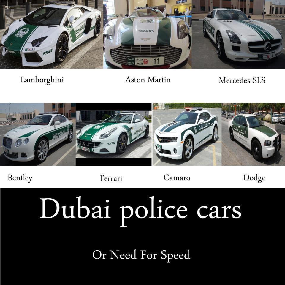 Dubai Police Cars or Need for Speed