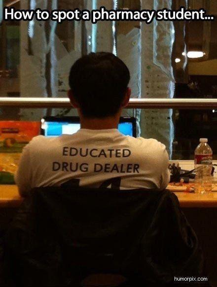 How to spot a pharmacy student
