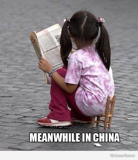 Meanwhile in China...