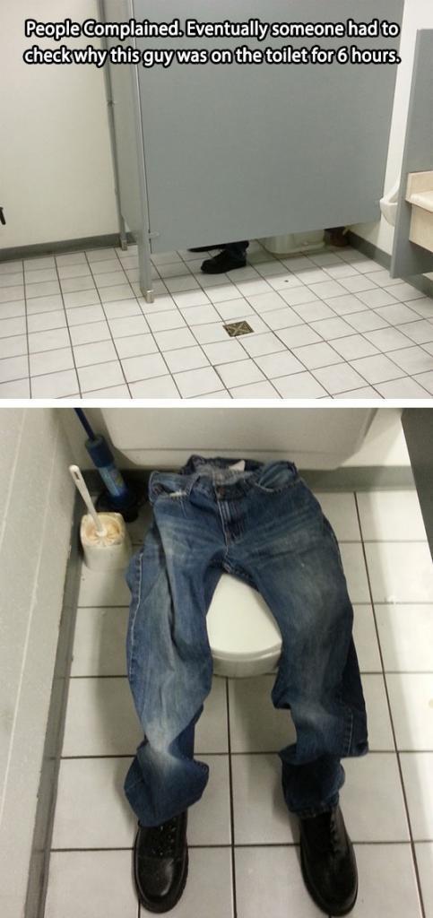 Genius prank at work…