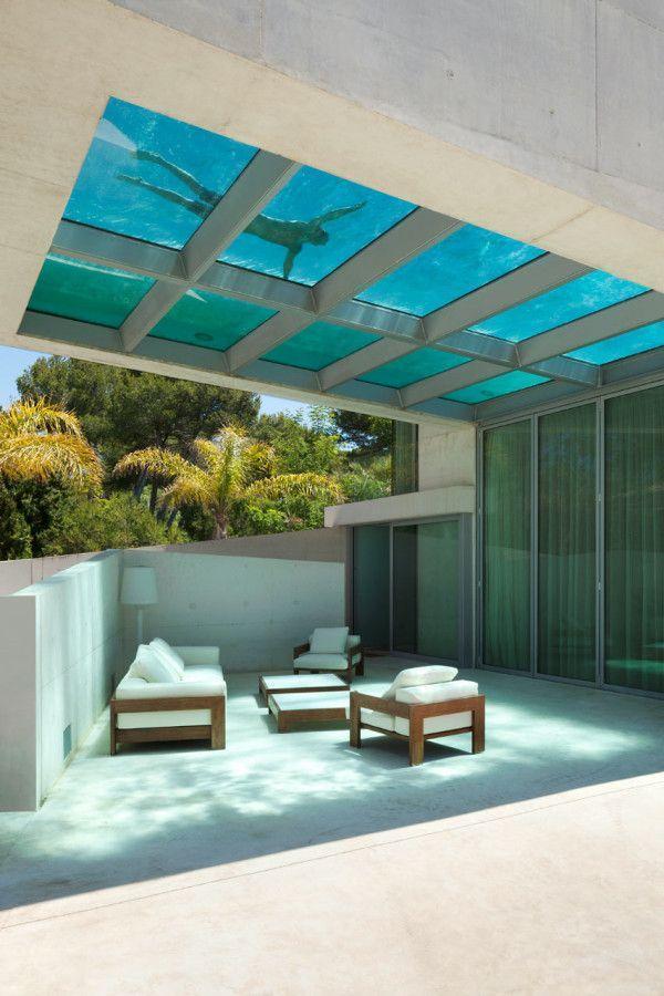Incredible House Design With Glass-Bottom Pool