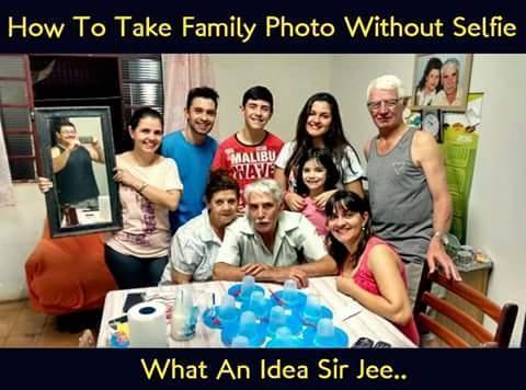 Funny What An Idea To Take Family Photo