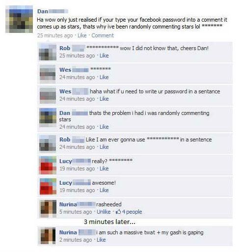 Lastest Funny Status on Facebook