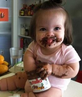What we all really want to do with Nutella.