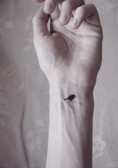 Little Bird Wrist Tattoo